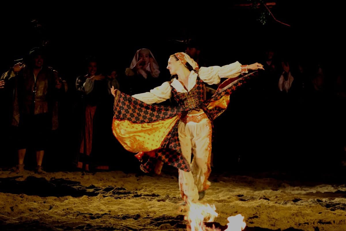 Hannah Szemereta as Fire Dancer in The Lost Colony